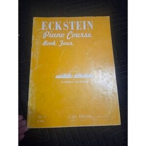 Maxwell Eckstein Piano Course Book Four Carl Fischer Sheet Music Instruction